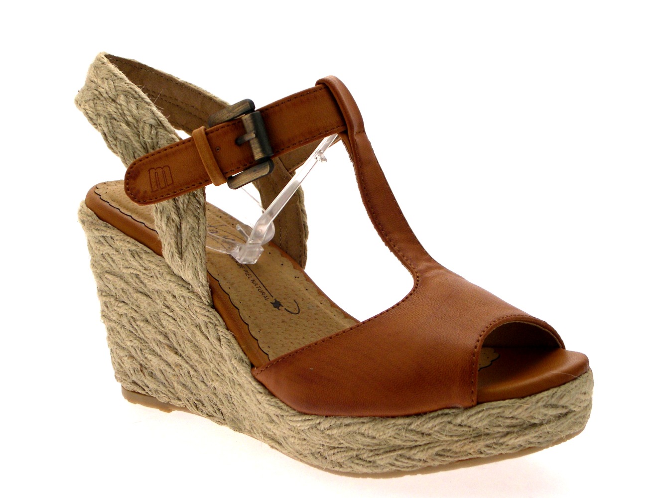 WOMENS HESSIAN ROPE WEDGE PLATFORM TBAR SANDALS SUMMER WEDGES LADIES